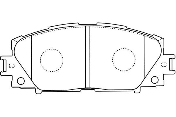 KAVO PARTS Комплект тормозных колодок, дисковый тормоз BP-9112